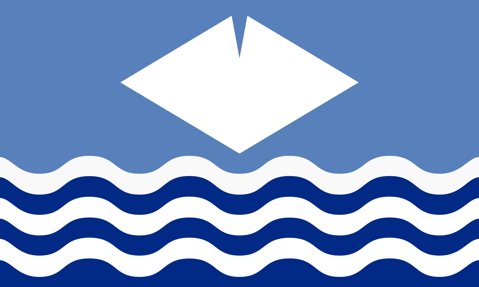 Fahne Isle of Wight Council Hissflagge 90 x 150 cm Flagge 
